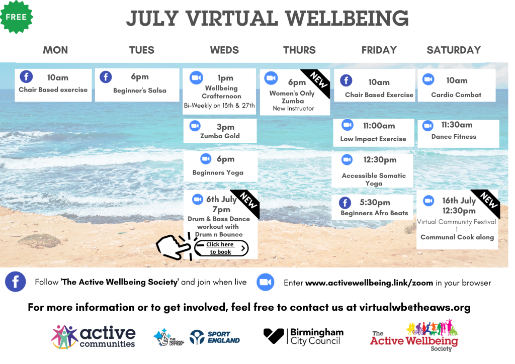 Virtual Wellbeing Timetable (2)