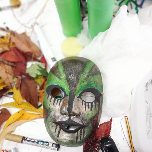 A mask from the workshop