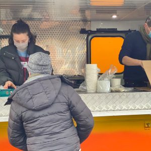 Alice and Fabrice on the Big Feed Van (5th February) Alice and Fabrice on the Big Feed Van (5th February)